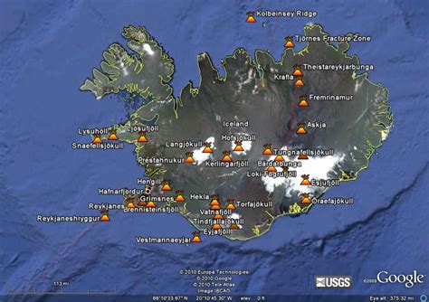 iceland volcano eruption today map
